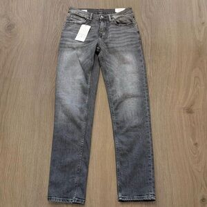 Zara Men’s Gray Mid Rise Slim Fit Jeans